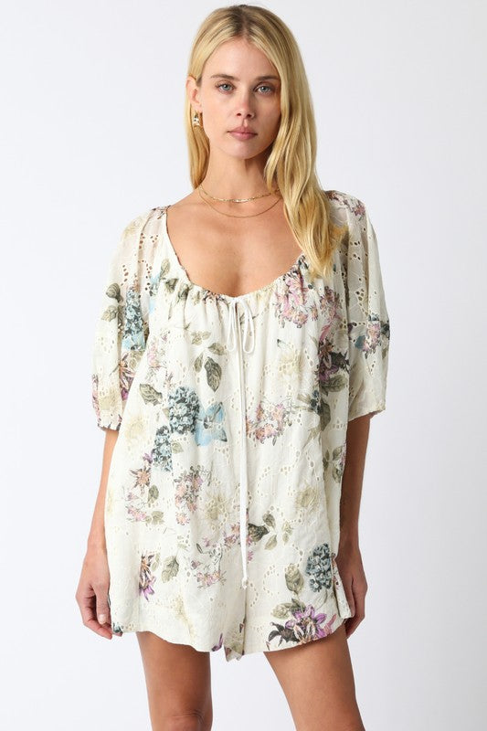 Pressed Petals Romper
