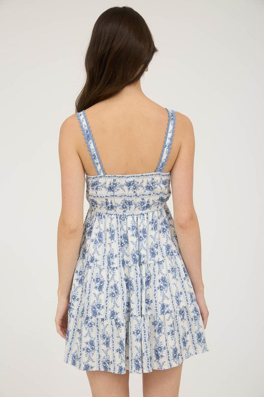 Denim Flower Dress