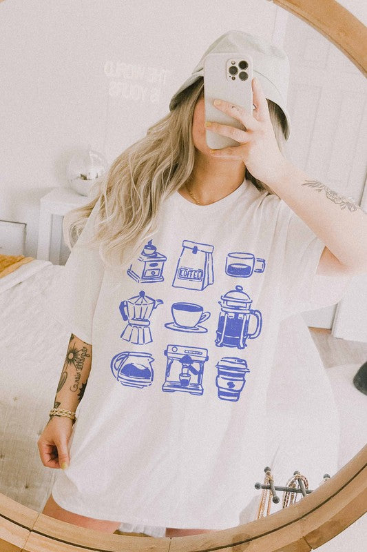 All The Coffee Tee