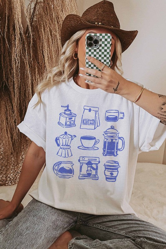 All The Coffee Tee